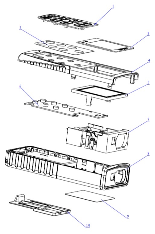 ЗАПЧАСТИ ДЛЯ ДАЛЬНОМЕРА ЛАЗЕРНОГО ELITECH ЛД 40