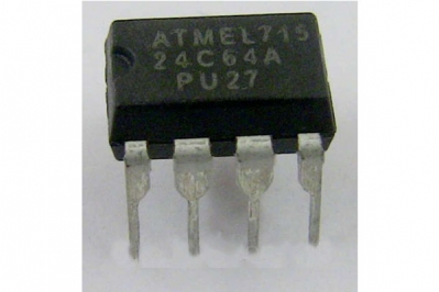 Микросхема для стиральной машины ПЗУ 24C64A Atmel (DIP)