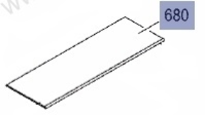 Стеклополка в сборе