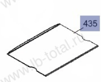 Стеклополка в сборе