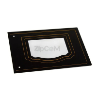 Стекло двери наружное 370x255mm для микроволновой печи Gorenje 462418 (старого образца)