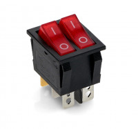 Кнопка двойная универсальная KCD6 15A